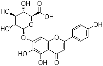 structure of CAS# 27740-01-8, Scutellarin