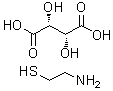 CAS # 27761-19-9, Cysteamine bitartrate, Cystagon, Cysteamine bitartrate, Mercamine bitartrate, Mercaptoethylamine bitartrate, Procysbi, RP 103, RP 104, beta-Mercaptoethylamine bitartrate, beta-Mercaptoethylamine hydrogen tartrate, beta-Mercaptoethylamine hydrotartrate