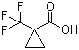 structure of CAS# 277756-46-4, 1-(Trifluoromethyl)cyclopropane-1-carboxylicacid