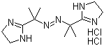 structure of CAS# 27776-21-2, 2,2'-偶氮二[2-(咪唑啉-2-基)丙烷]二盐酸盐