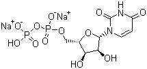 structure of CAS# 27821-45-0, Uridine-5'-diphosphoglucose disodium salt