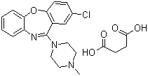 structure of CAS# 27833-64-3, 丁二酸洛沙平