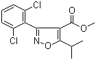 structure of CAS# 278597-28-7, 3-(2,6-二氯苯基)-5-异丙基异恶唑-4-甲酸甲酯