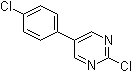 structure of CAS# 27956-40-7, 2-Chloro-5-(4-chlorophenyl)pyrimidine