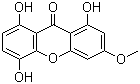 structure of CAS# 2798-25-6, 雏菊叶龙胆酮