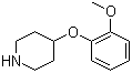 structure of CAS# 28033-32-1, 4-(2-甲氧基苯氧基)哌啶