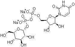 CAS 登录号：28053-08-9, 二磷酸尿苷葡萄糖二钠盐