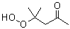 CAS # 28056-59-9, 4-Hydroperoxy-4-methyl-2-pentanone