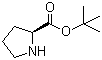 structure of CAS# 2812-46-6, tert-Butyl L-prolinate