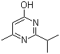 structure of CAS# 2814-20-2, 2-异丙基-6-甲基-4-嘧啶醇