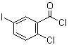 CAS # 281652-58-2, 5-Iodo-2-chlorobenzoyl chloride, 2-Chloro-5-iodobenzoyl chloride