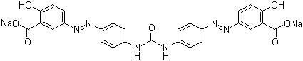 structure of CAS# 2829-42-7, Direct Yellow 26