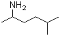 structure of CAS# 28292-43-5, 2-氨基-5-甲基己烷