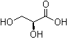 structure of CAS# 28305-26-2, L-Glyceric acid