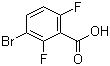 structure of CAS# 28314-81-0, 3-溴-2,6-二氟苯甲酸