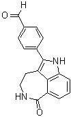 CAS # 283173-74-0, 4-(3,4,5,6-Tetrahydro-6-oxo-1H-azepino[5,4,3-cd]indol-2-yl)benzaldehyde