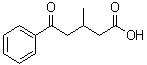 structure of CAS# 2840-61-1, 4-Benzoyl-3-methylbutyric acid
