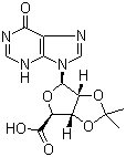 CAS # 28440-13-3, 2',3'-O-Isopropylideneinosine-5'-carboxylic acid