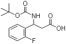 CAS # 284493-56-7, 3-N-Boc-amino-3-(2-fluorophenyl)propionic acid