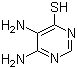 structure of CAS# 2846-89-1, 4,5-Diamino-6-mercaptopyrimidine