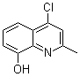 structure of CAS# 28507-46-2, 4-Chloro-8-hydroxy-2-methylquinoline