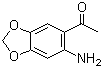 structure of CAS# 28657-75-2, 6'-Amino-3',4'-methylenedioxyacetophenone
