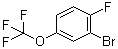 structure of CAS# 286932-57-8, 2-Bromo-1-fluoro-4-trifluoromethoxybenzene
