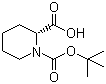 structure of CAS# 28697-17-8, N-Boc-D-哌啶-2-羧酸
