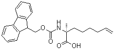 structure of CAS# 288617-74-3, (2S)-2-[[(9H-芴-9-基甲氧基)羰基]氨基]-2-甲基-7-辛烯酸