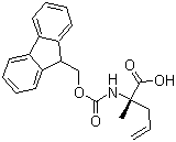 structure of CAS# 288617-76-5, Fmoc-alpha-allyl-D-alanine