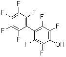 structure of CAS# 2894-87-3, 九氟-4-羟基联苯