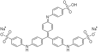 structure of CAS# 28983-56-4, Acid Blue 93
