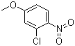 structure of CAS# 28987-59-9, 2-氯-4-甲氧基硝基苯