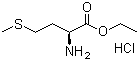 CAS # 2899-36-7, Ethyl L-methionate hydrochloride, L-Methionine ethyl ester hydrochloride, Ethyl 2-amino-4-(methylthio)butanoate hydrochloride
