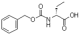 CAS # 2900-20-1, N-(Benzyloxycarbonyl)-D-2-aminobutanoic acid, D-Cbz-Aminobutyric acid, NSC 164085