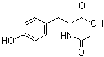 N-Acetyl-DL-tyrosine molecular structure (CAS 2901-77-1)