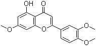 structure of CAS# 29080-58-8, 7,3',4'-三-O-甲基毛地黄黄酮