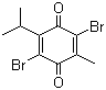 structure of CAS# 29096-93-3, 2,5-Dibromo-3-isopropyl-6-methylbenzoquinone
