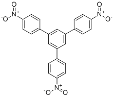 structure of CAS# 29102-61-2, 1,3,5-三(4-硝基苯基)苯