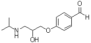 CAS # 29122-74-5, 4-(2-Hydroxy-3-(isopropylamino)propoxy)benzaldehyde, H 128/80