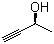 structure of CAS# 2914-69-4, (S)-(-)-3-丁炔-2-醇