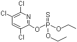 structure of CAS# 2921-88-2, 毒死蜱