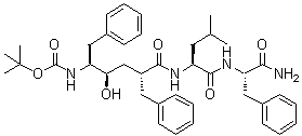 CAS # 292632-98-5, gamma-Secretase inhibitor X, N-[(2R,4R,5S)-5-[[(1,1-Dimethylethoxy)carbonyl]amino]-4-hydroxy-1-oxo-6-phenyl-2-(phenylmethyl)hexyl]-L-leucyl-L-phenylalaninamide