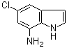structure of CAS# 292636-11-4, 5-Chloro-1H-indol-7-amine