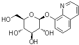 structure of CAS# 29266-96-4, 8-Quinolyl beta-D-glucopyranoside