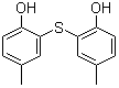 CAS # 2929-96-6, 2,2'-Thiodi-p-cresol, 2,2'-Bis(p-cresol) sulfide, 2,2'-Thiobis(4-methylphenol), 2,2'-Thiobis[p-cresol]