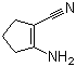 structure of CAS# 2941-23-3, 1-氨基-2-氰基-1-环戊烯