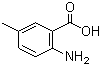 structure of CAS# 2941-78-8, 2-氨基-5-甲基苯甲酸