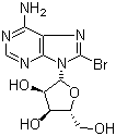 structure of CAS# 2946-39-6, 8-Bromoadenosine