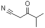 structure of CAS# 29509-06-6, 3-Oxo-4-methylpentanenitrile